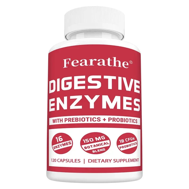 Digestive Enzyme Capsules with Probiotics & Prebiotics | 16 Enzymes