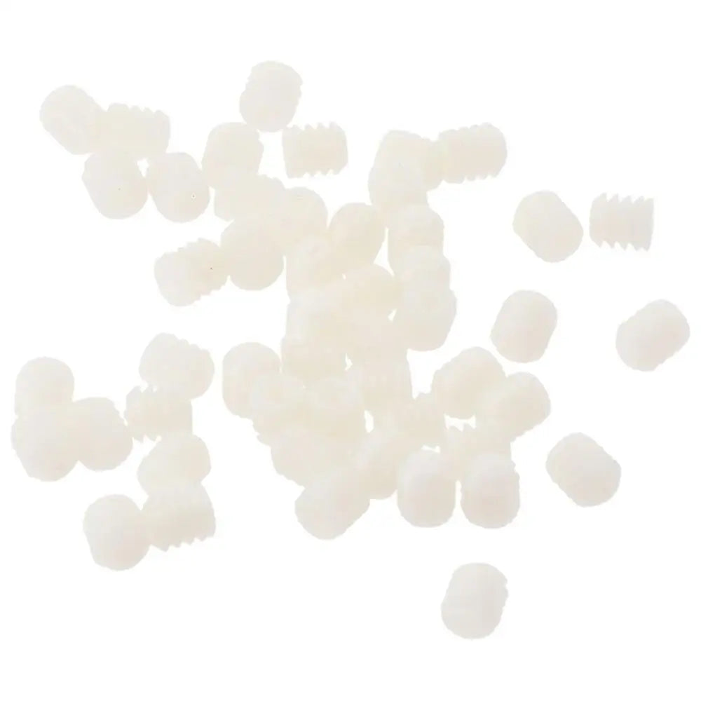 Portable White 0 34 x0 39 Plastic Dowels Practical Hinge Dowel