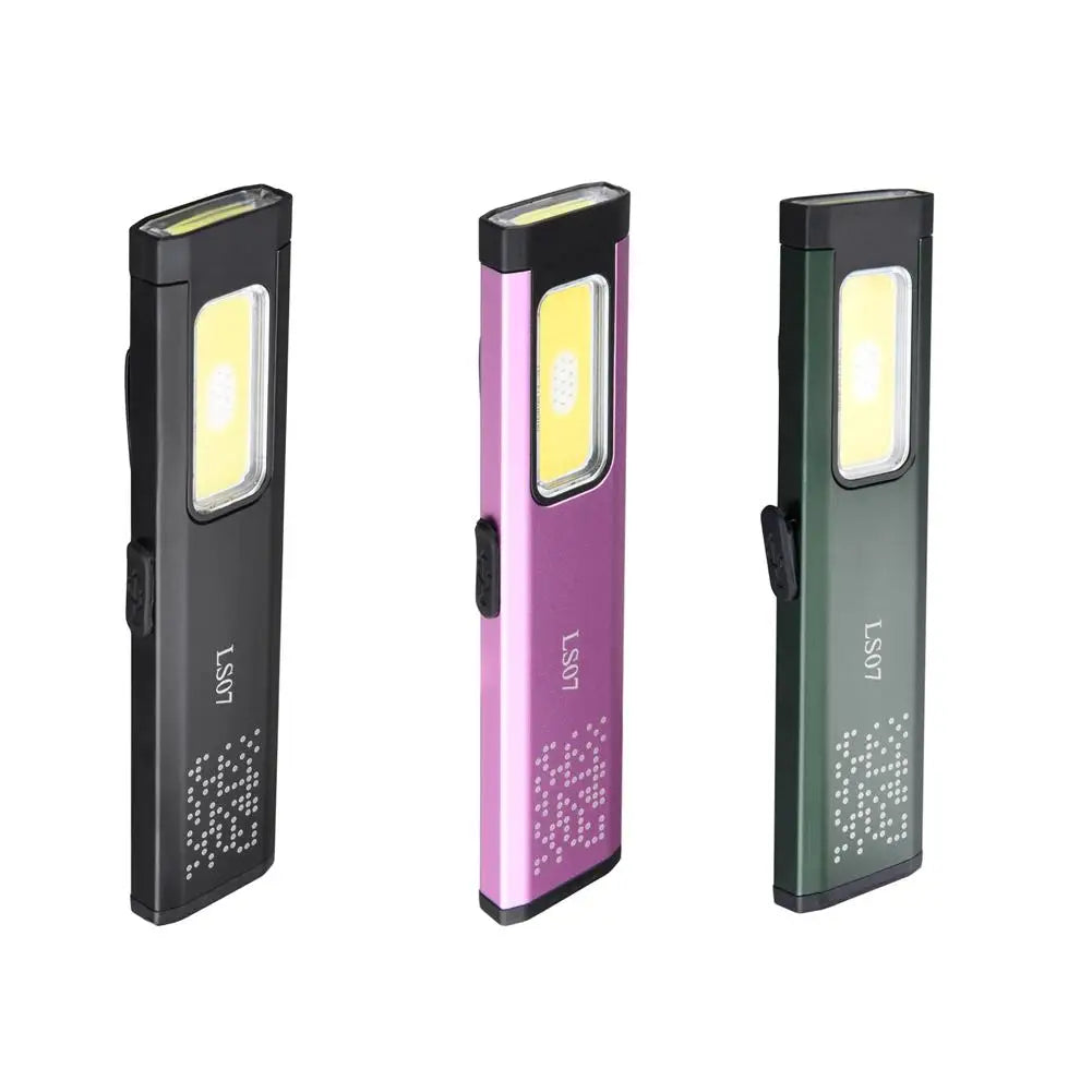 Mini Magnetic LED Pocket Flashlight – 800LM, 6 Modes, USB-C