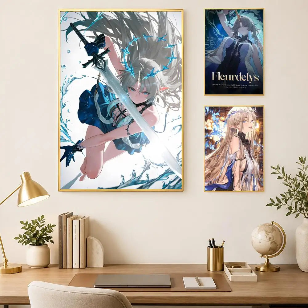 Wuthering Waves HD PVC Wall Poster – Self-Stick & Waterproof
