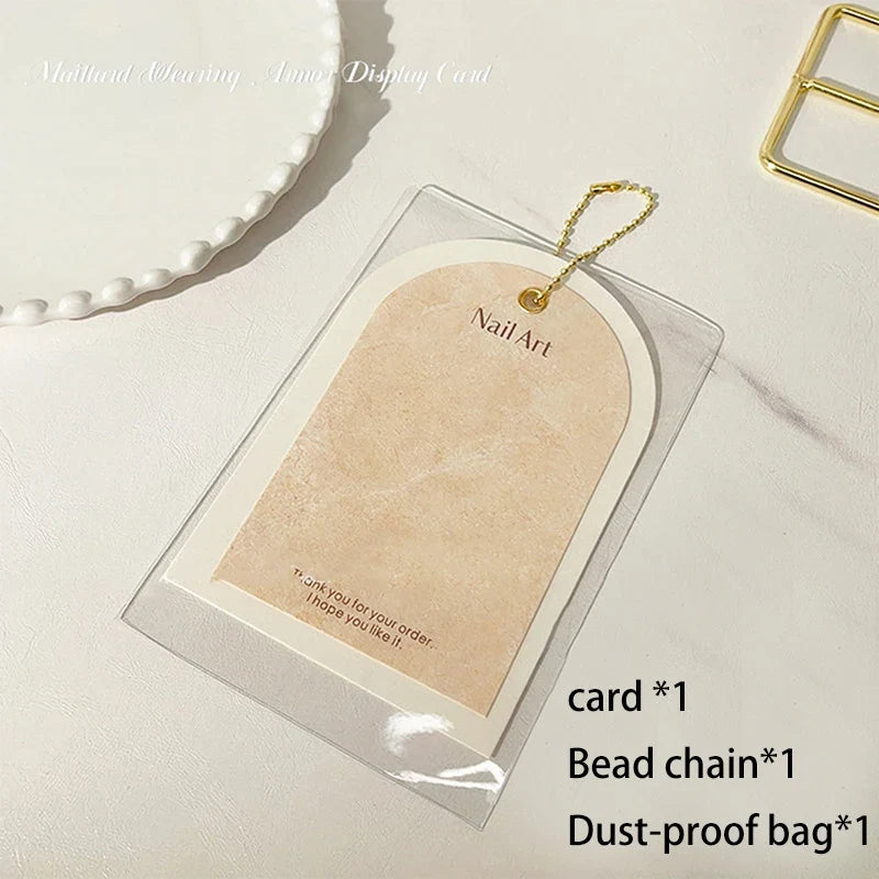 Nail Art Display Stand, Cards & Dustproof Storage Bags