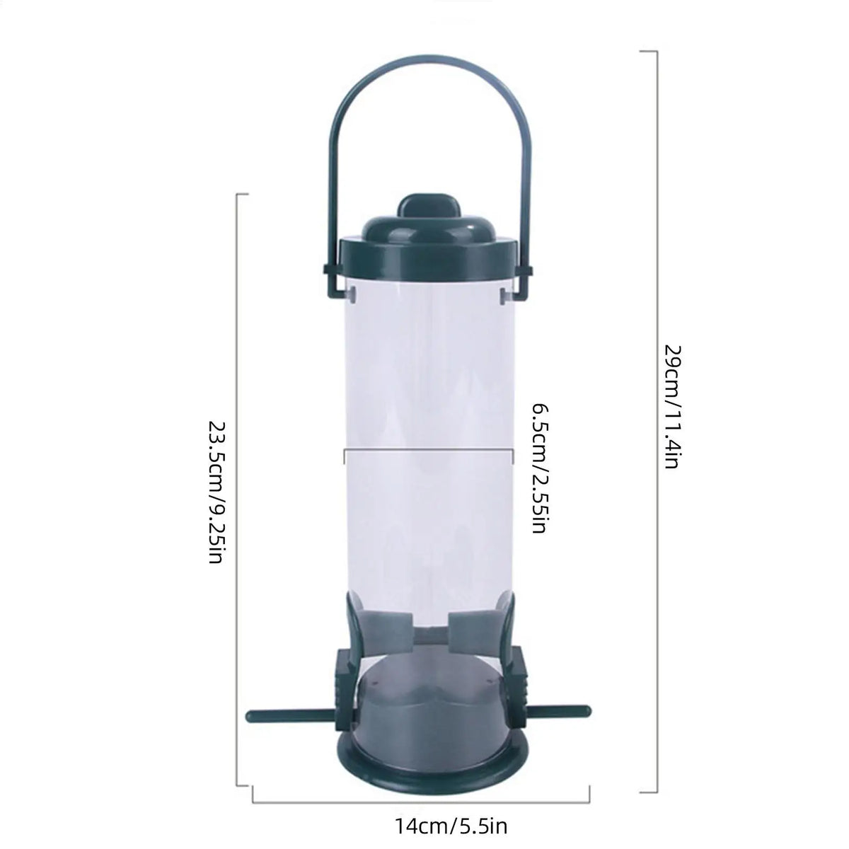 Outdoor Hummingbird & Wild Bird Feeder Tube | Balcony Garden