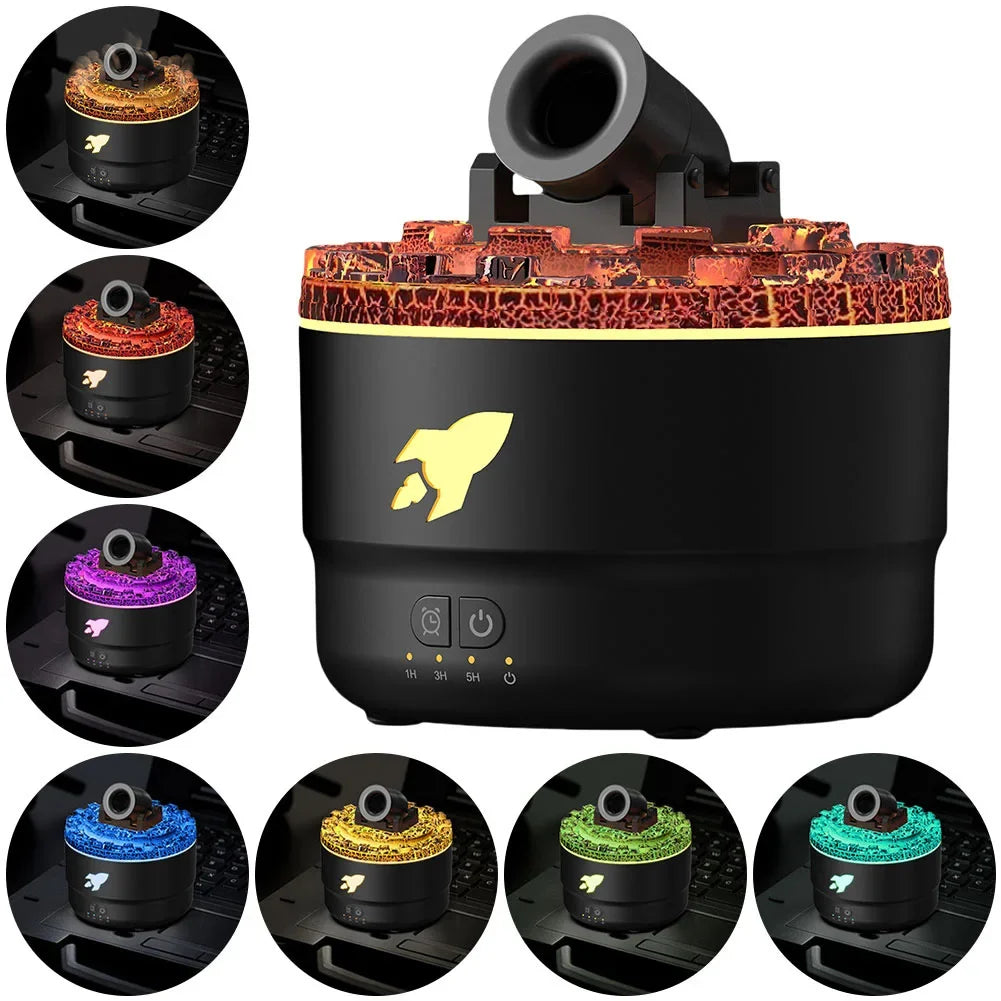 Volcanic Cannon Ultrasonic Essential Oil Diffuser & Humidifier