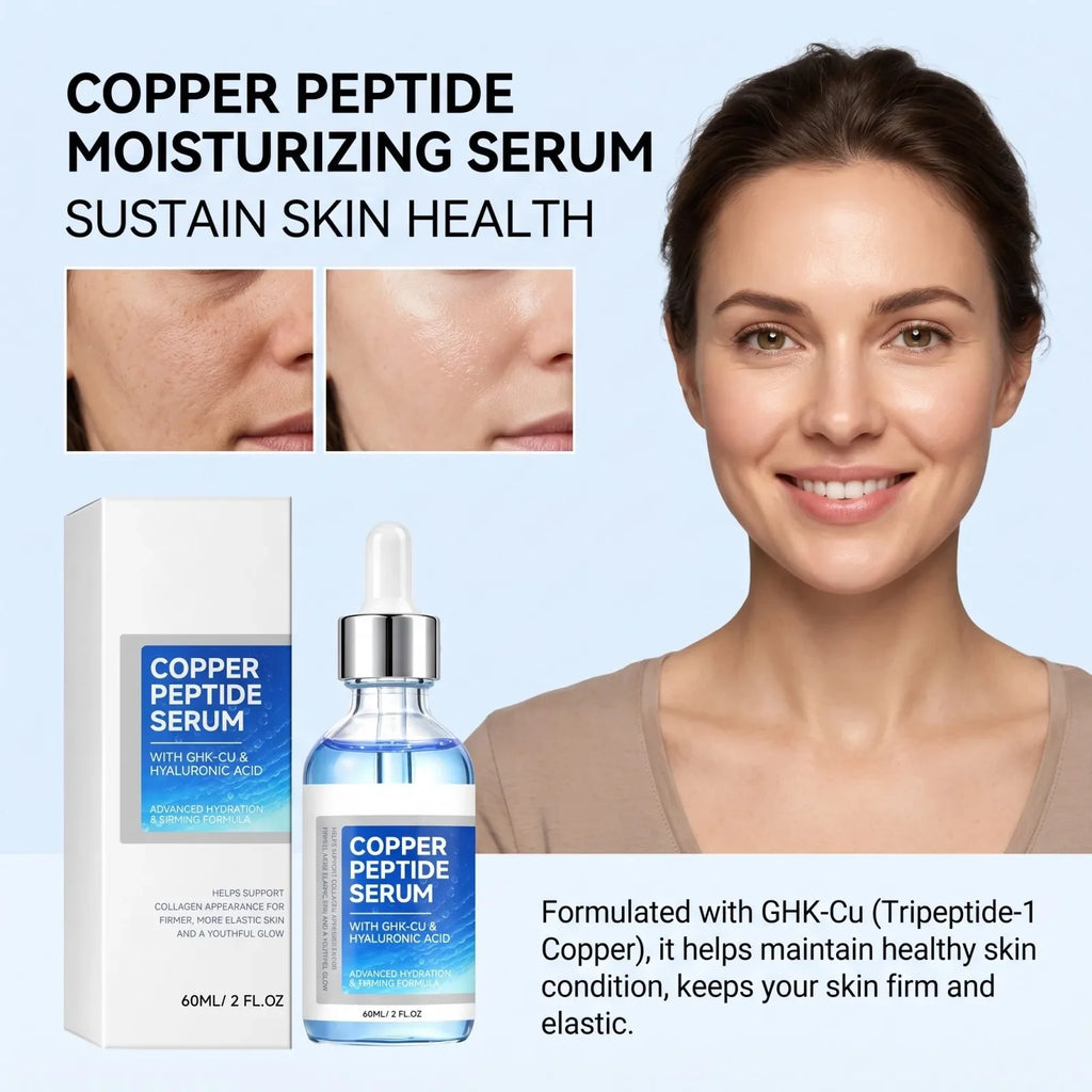 Copper Peptide Face Serum GHK-Cu, Hyaluronic Acid & Niacinamide
