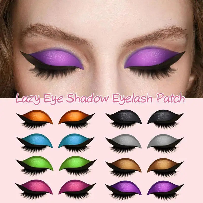 SADOER Lazy Eyeshadow Eyelash Stickers – Waterproof 1 Pair