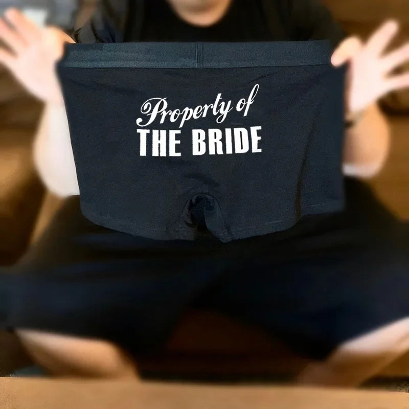 Property of The Bride Boxer Briefs | Funny Groom Gift