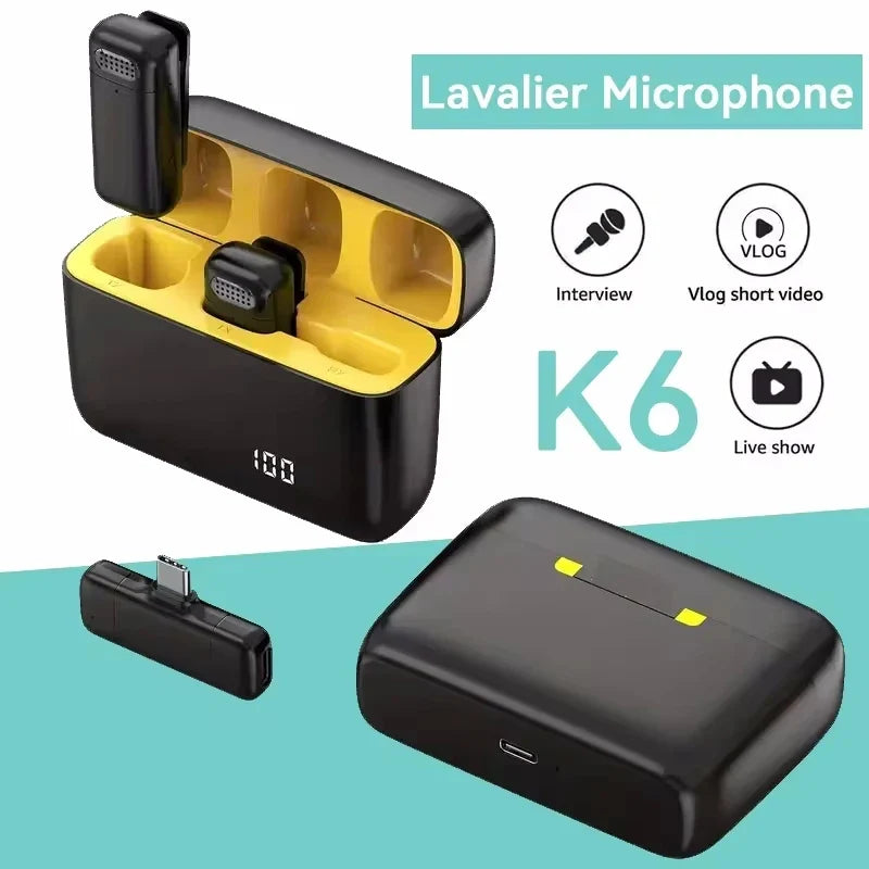 Wireless Dual Lavalier Mic – iPhone Android PC | AyeBeau