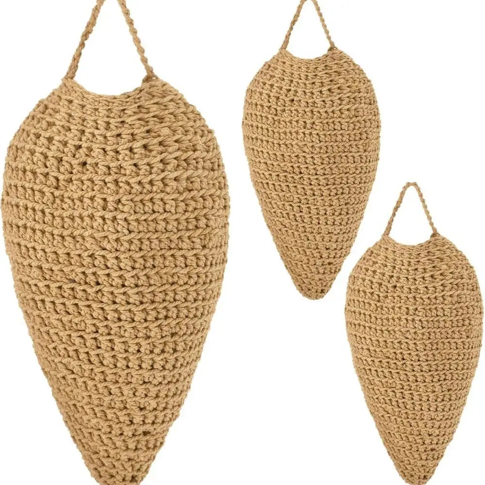Crochet Wasp Nest Decoy | Chemical-Free Hanging Deterrent