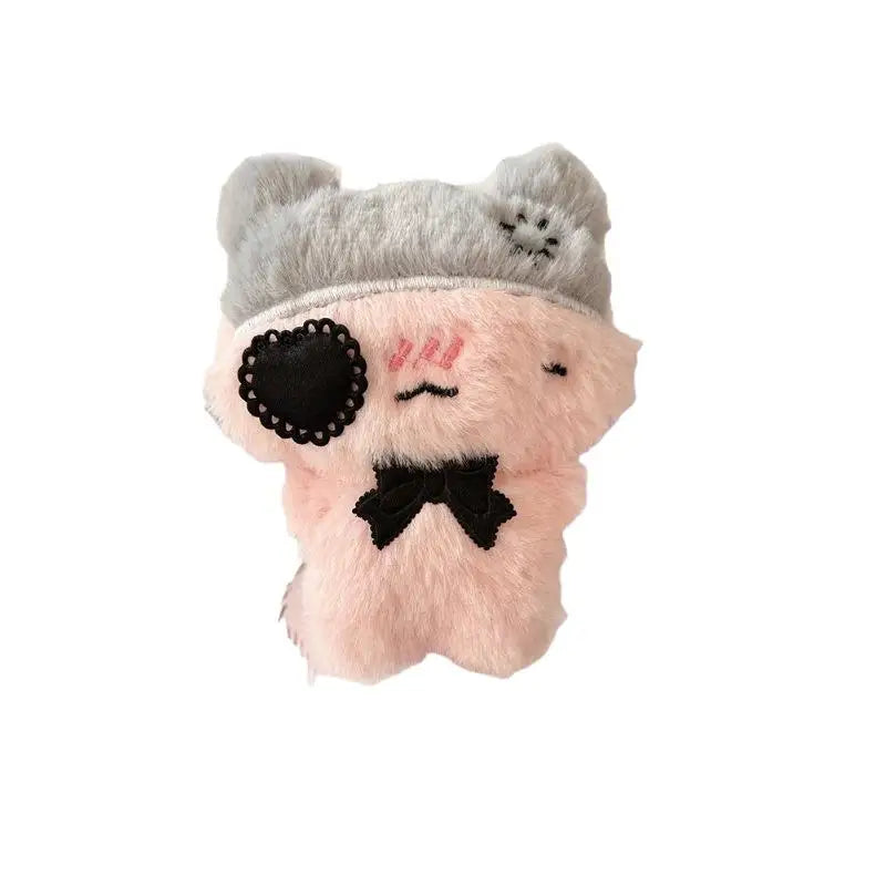Kawaii Plush Cat Keychain – Cute Bag Charm & Backpack Pendant