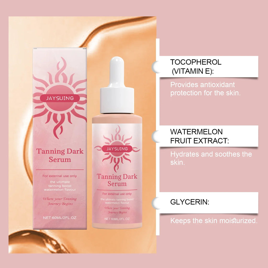 Jaysuing Self Tanner Drops – Watermelon & Vitamin E Bronzer