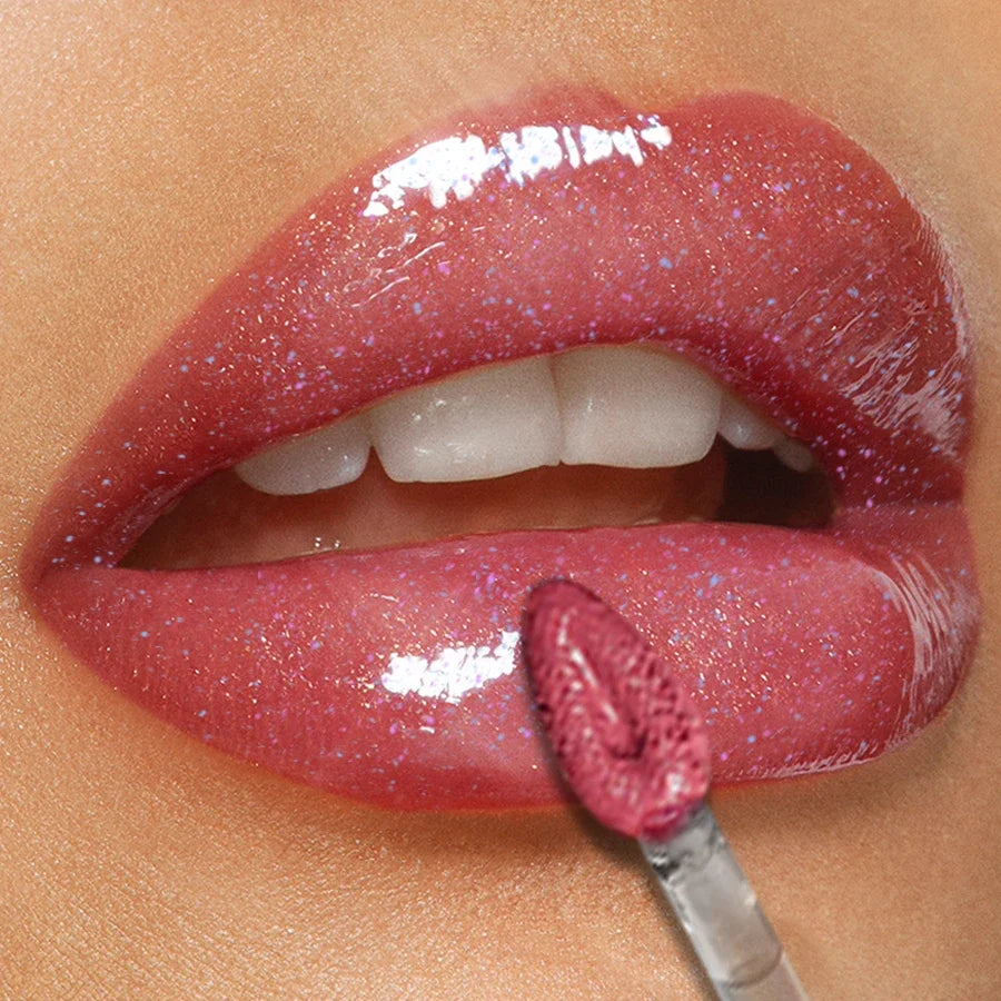 KAFURUX 6-Color Glitter Lip Gloss – Shimmer Pearlescent Set