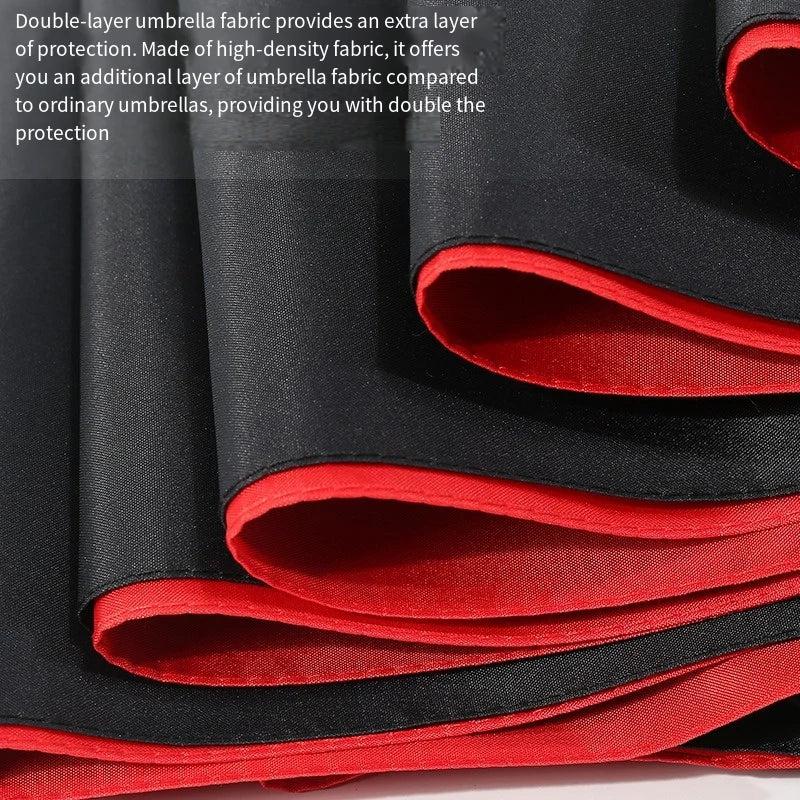 Automatic Windproof Folding Umbrella – 10 Rib Double Layer