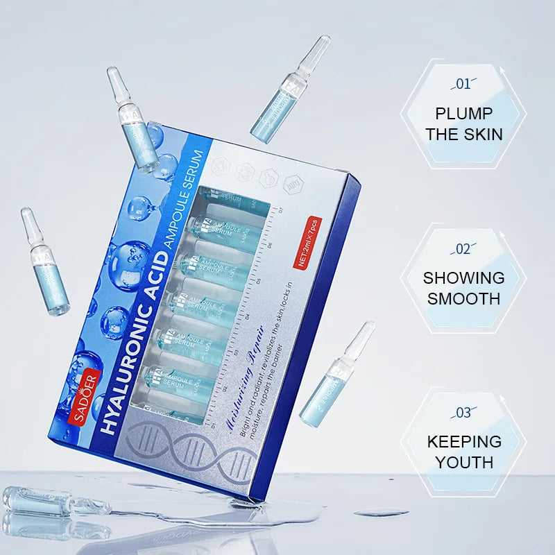 Sadoer Skin Care Hyaluronic Acid Liquid Serum Facial Moisturizing