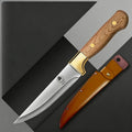 Butcher Knife Set 1–3 Pcs with Leather Sheath | Meat Cutting