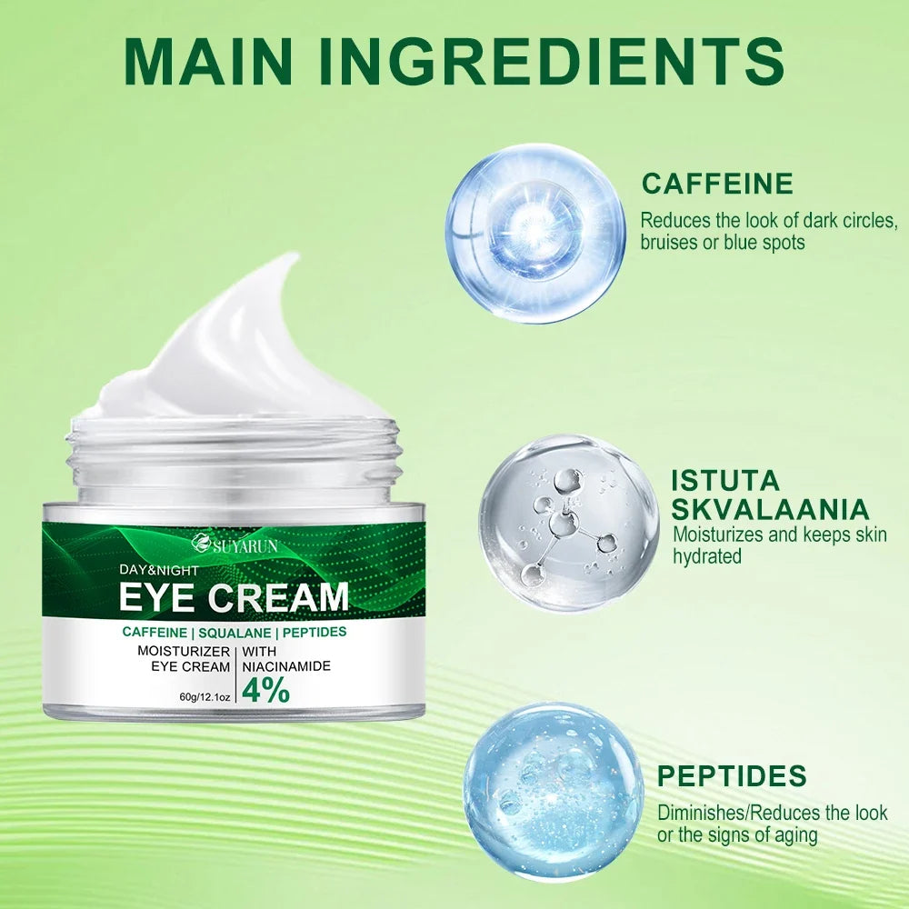 SUYARUN Niacinamide & Squalane Anti-Aging Eye Cream | Glass Jar