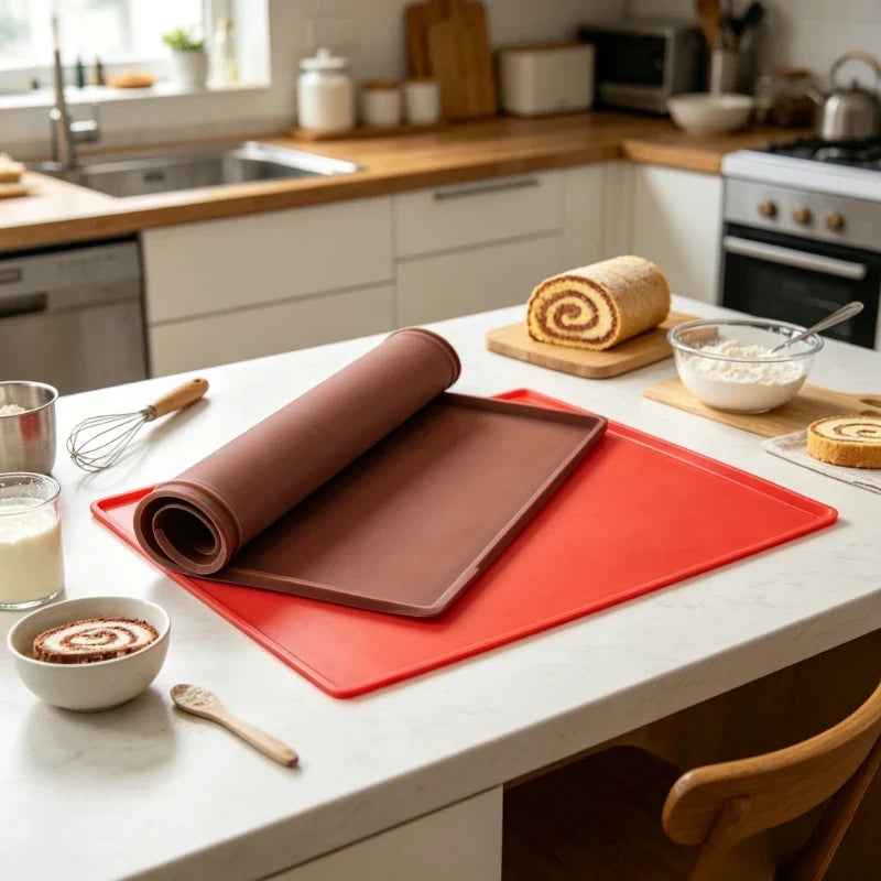Reusable Silicone Baking Mat – Non-Stick Pastry Rolling Mat
