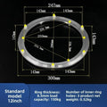 Rotating Bearing Turntable Round Heavy Duty Plate Base Rust Resistant