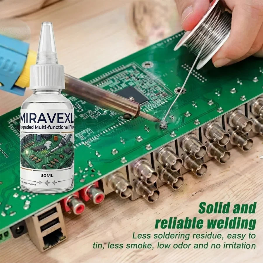 Liquid Soldering Flux – Steel, Copper, Nickel & PCB | No-Clean