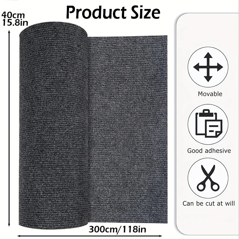 Self-Adhesive Solid Carpet Strip – Bedroom, Bath & Kitchen Rug