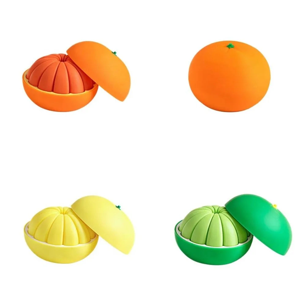 3D Printed Orange Simulation Fruit Model – PLA Plastic Decor