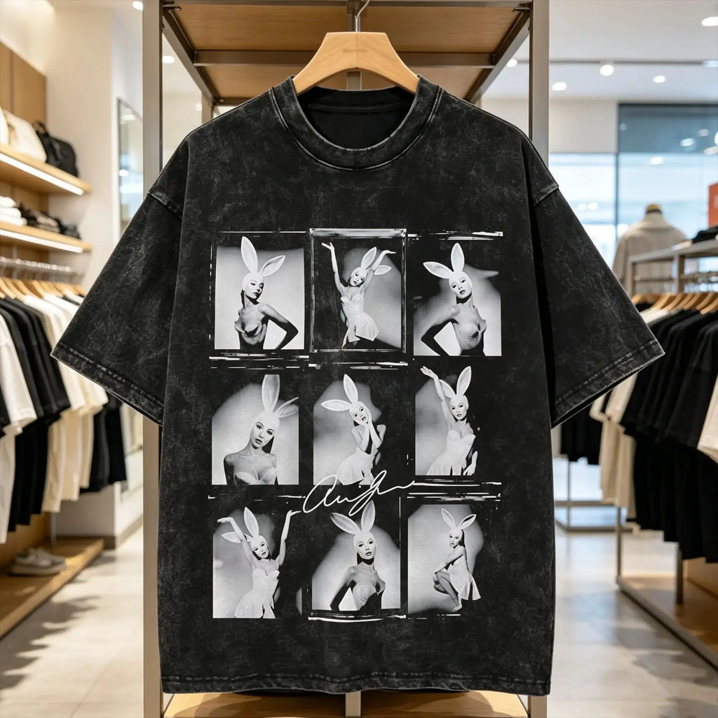 Dangerous Woman Album Graphic T-Shirt | Loose Y2K Cotton Tee