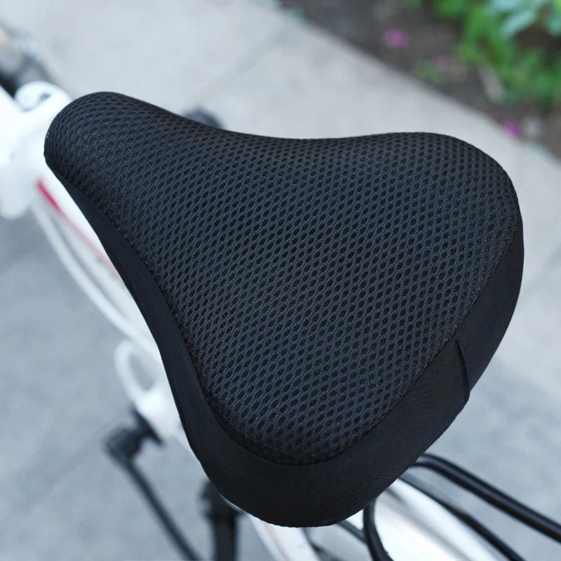 3D Mesh Bike Seat Cover – Breathable Ergonomic Cushion