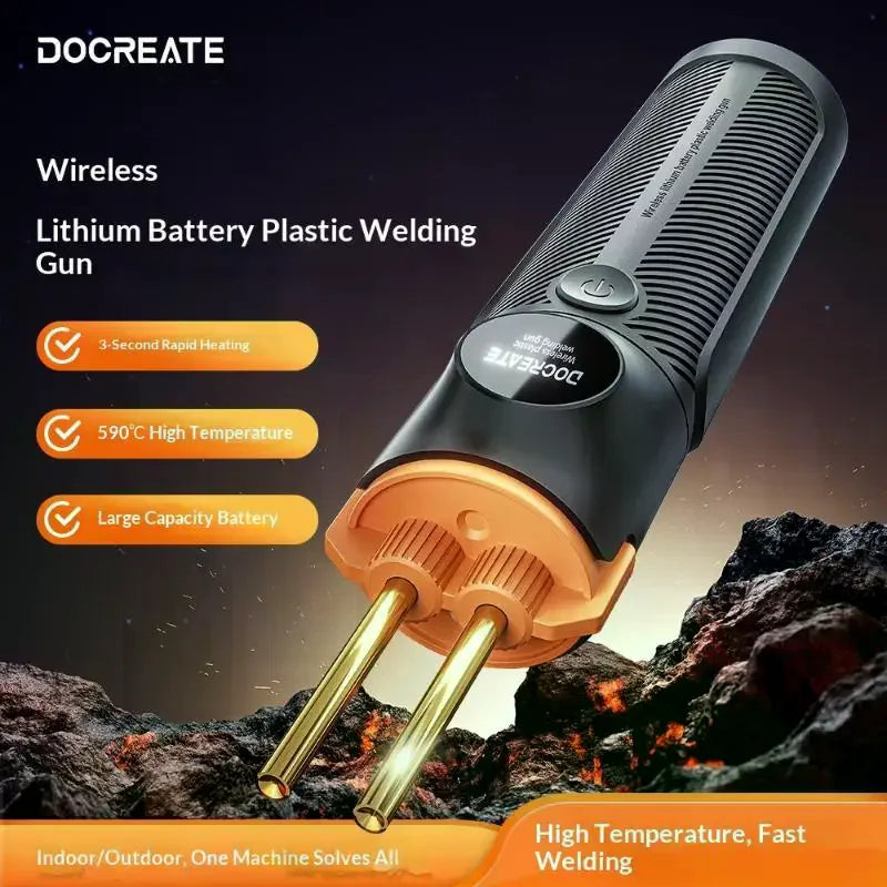 PW35 Cordless Plastic Welder Gun – 4000mAh USB Rechargeable