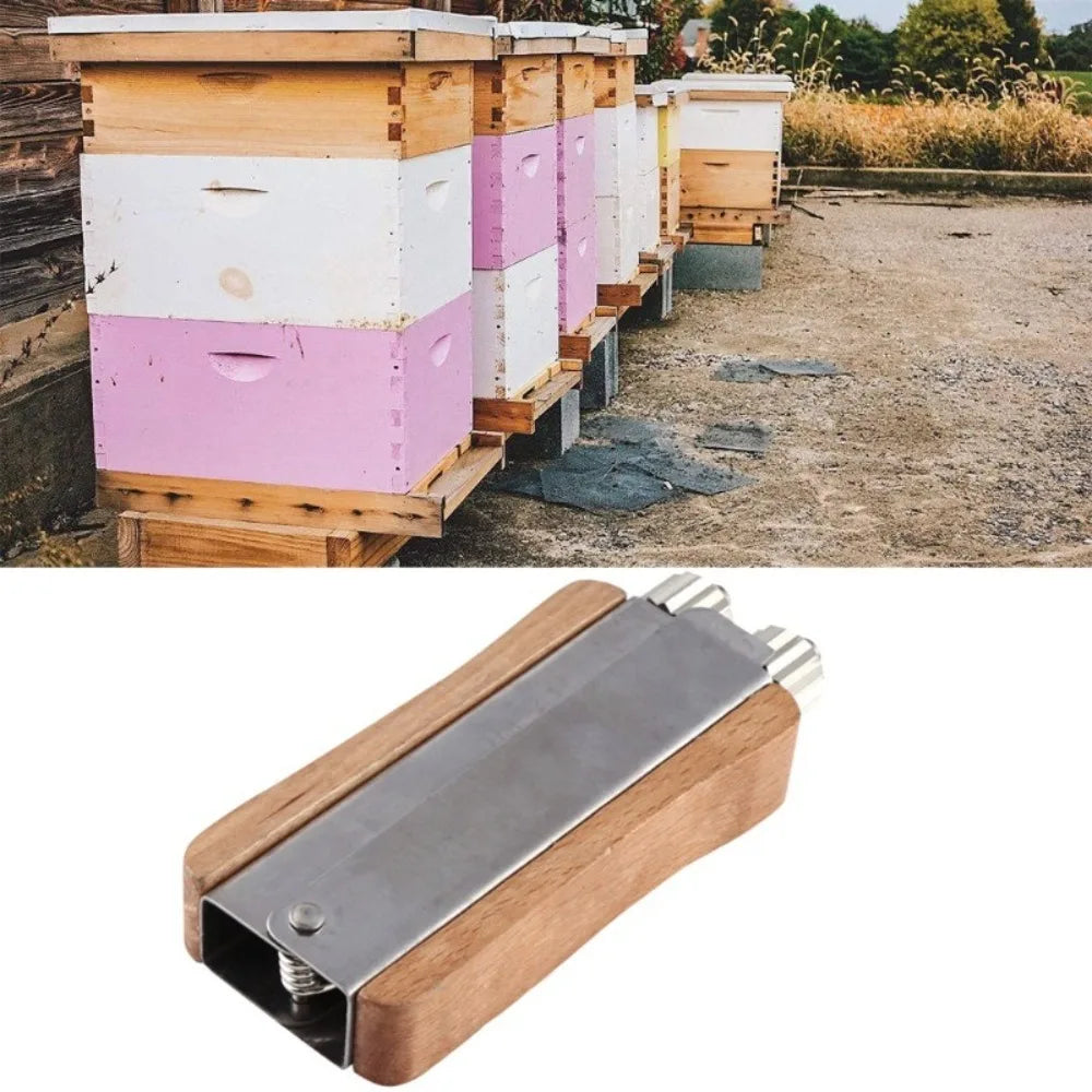 Beekeeping Wire Tensioner – Stainless Steel & Wooden Handle