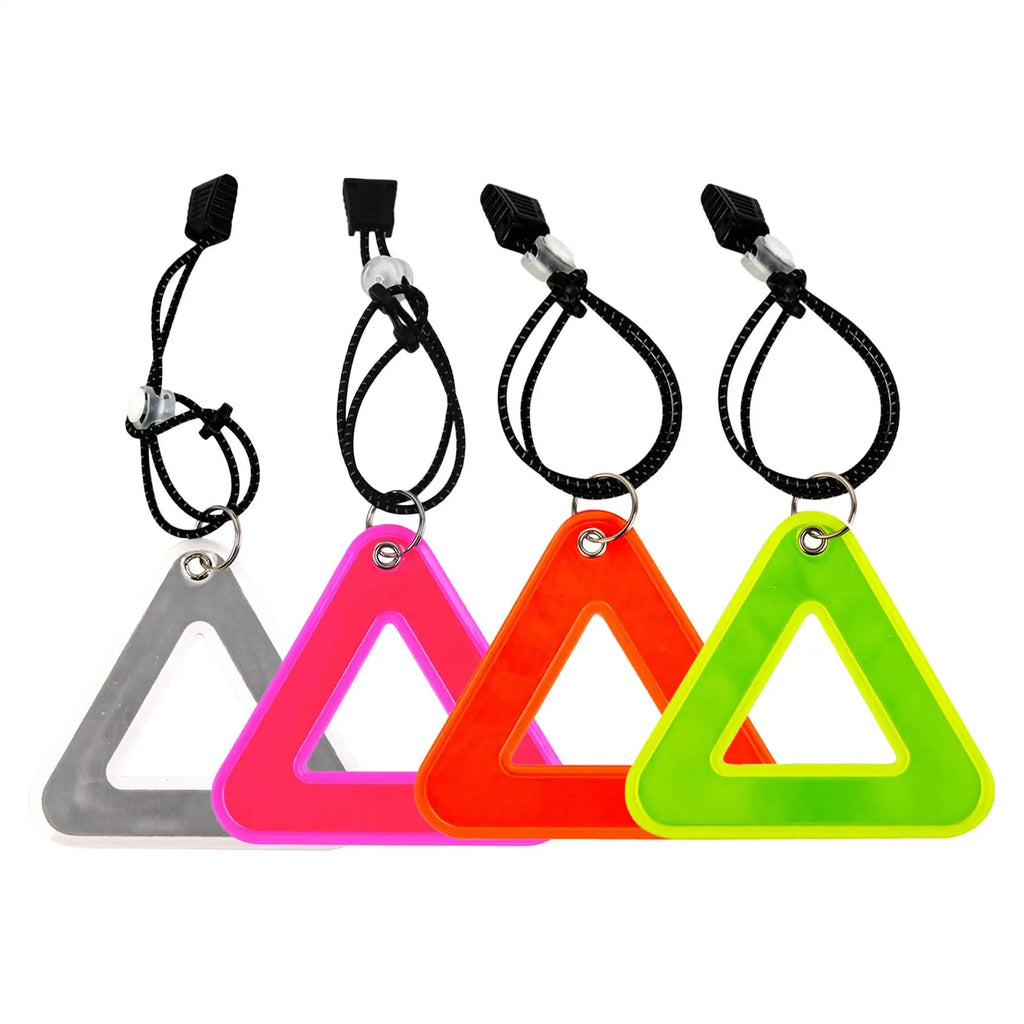 Triangle Reflective Pendant – High Visibility Safety Bike Gear