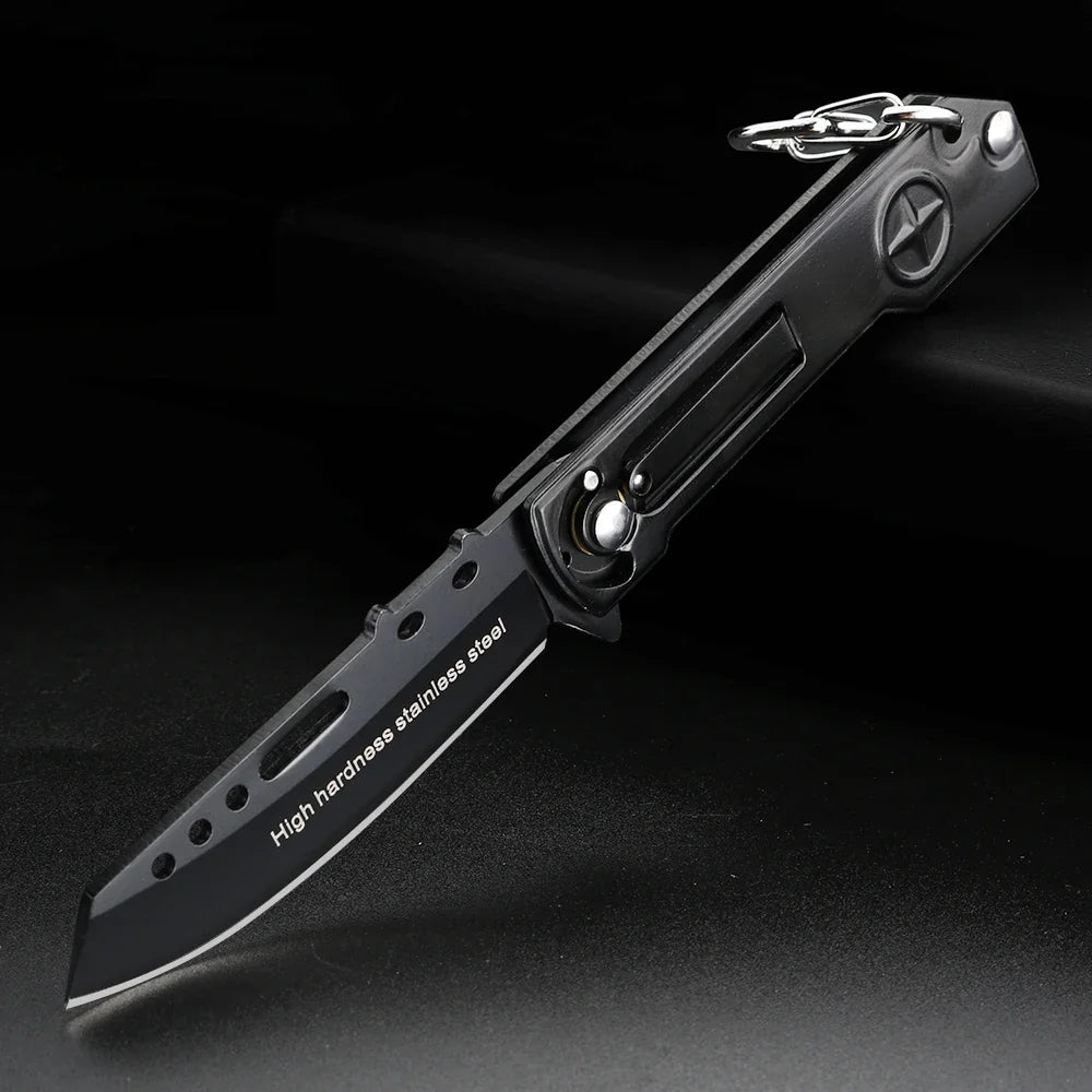XUAN FENG Folding Pocket Knife – Stainless Steel Keychain EDC