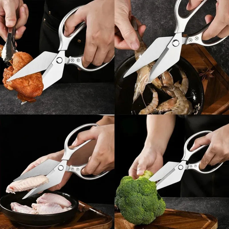 Heavy-Duty Poultry Shears – Stainless Steel Kitchen Scissors