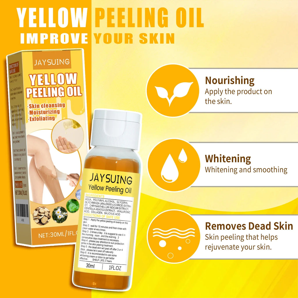 Jaysuing Yellow Peeling Oil – Dark Spot & Brightening 30ml