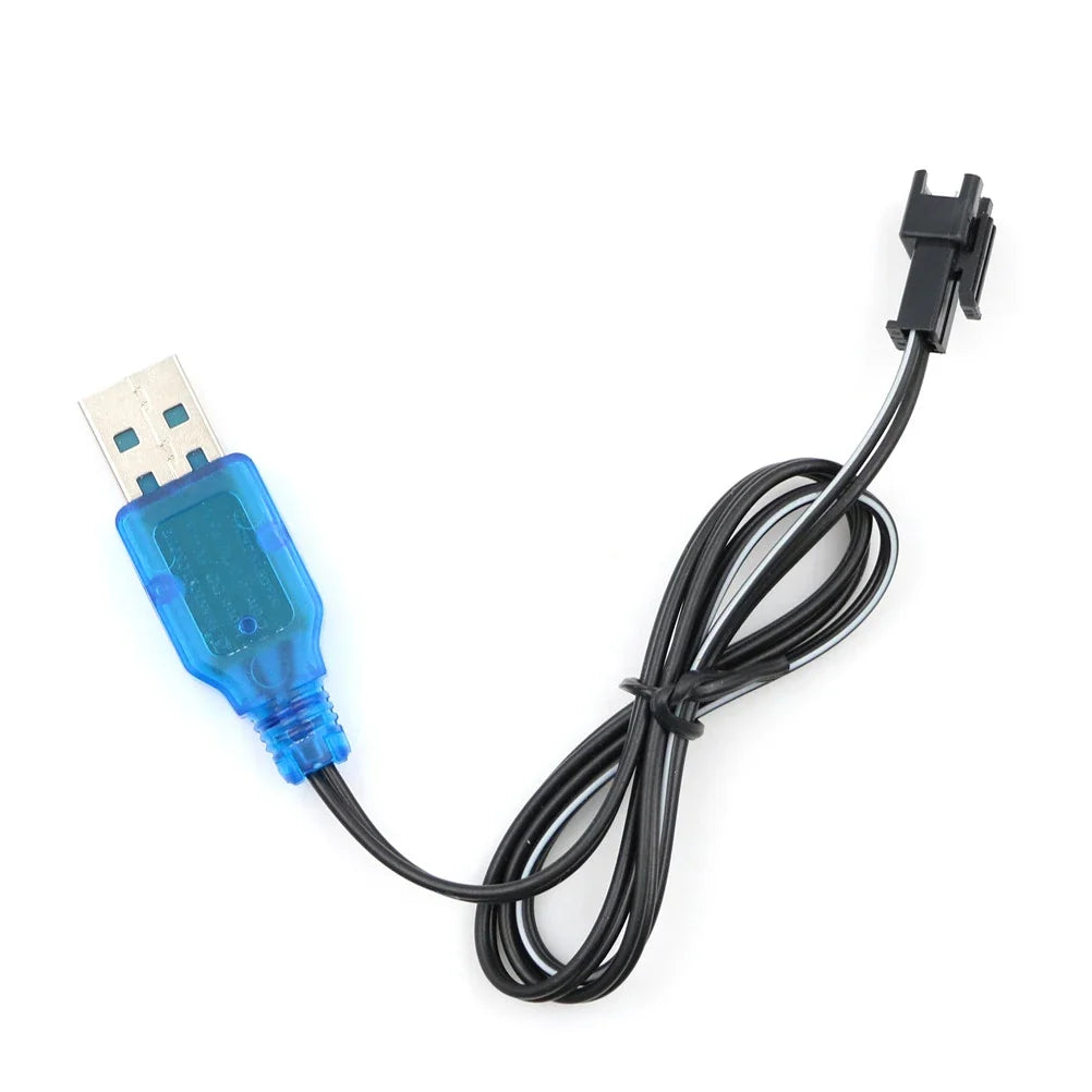 3.7V USB Charger Cable for RC Car & Helicopter – 0.5m
