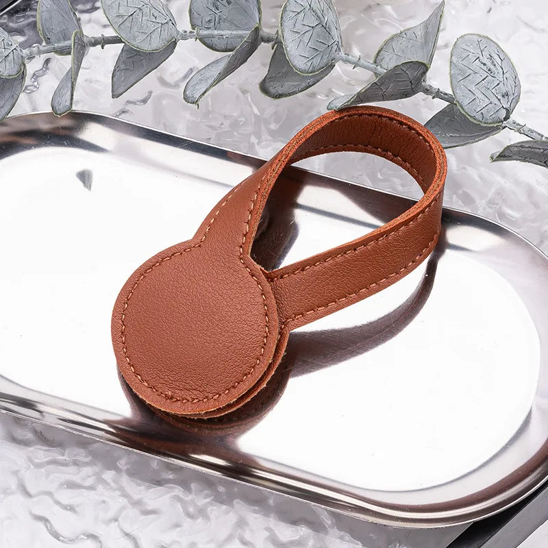 PU Leather Hat Clip – Portable Travel Cap Holder & Anti-Loss