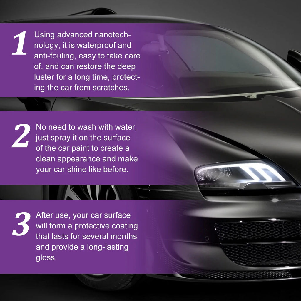 Eelhoe Nano Ceramic Car Coating Spray – Hydrophobic & UV Shield