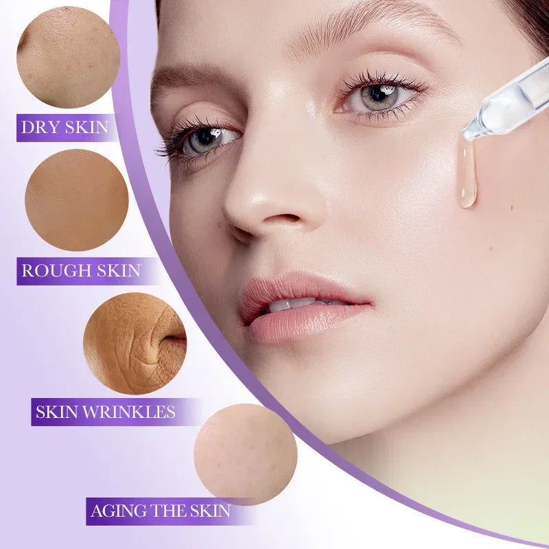 Retinol Vitamin C Hyaluronic Acid Face Serum – 30 Ampoules