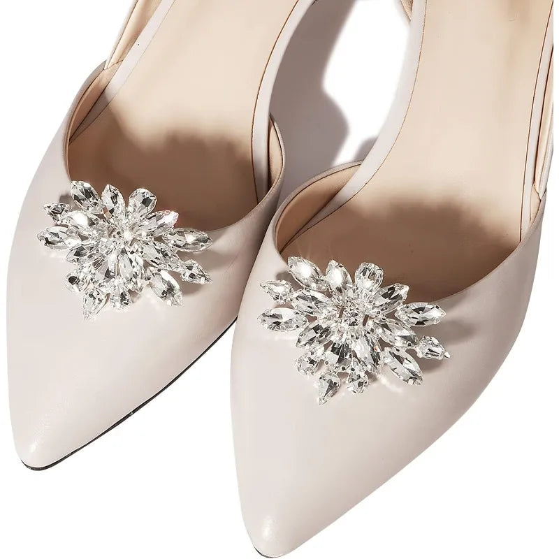 Crystal Rhinestone Shoe Clips – Bridal, Prom & Party Heels