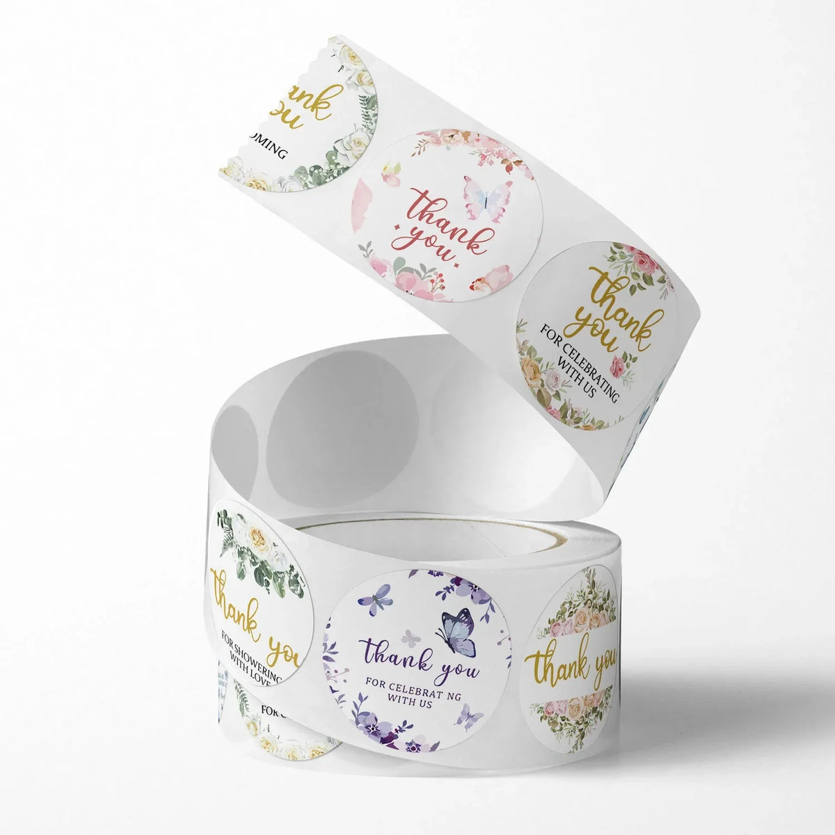 Stickers Gratitude Labels Events Parties Weddings Business Promotions