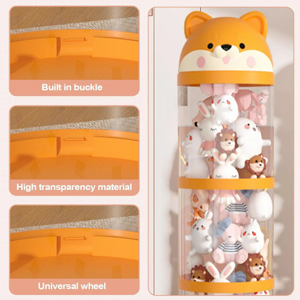 Stuffed Animal Holder Plush Storage Organizer Toy Tube Cute Stuffy