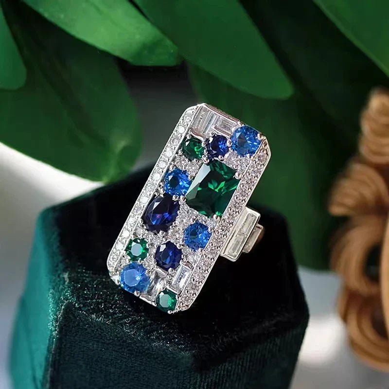 Huitan Cubic Zirconia Ring – Sparkling Women's Fashion Jewelry