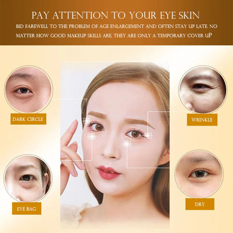 Gold Collagen Eye Masks 50 Pairs – Anti-Aging, Dark Circles
