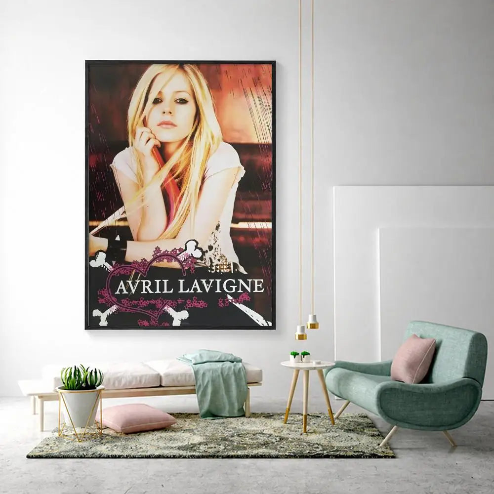 Avril Lavigne HD Wall Poster – Music Art Home Decor
