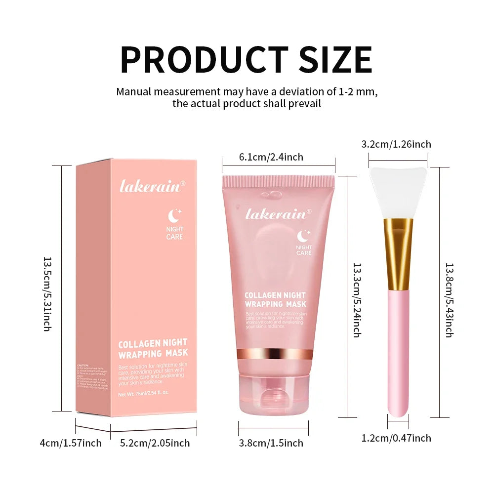 Lakerain 4-Piece Collagen Peel-Off Mask & Skin Care Kit