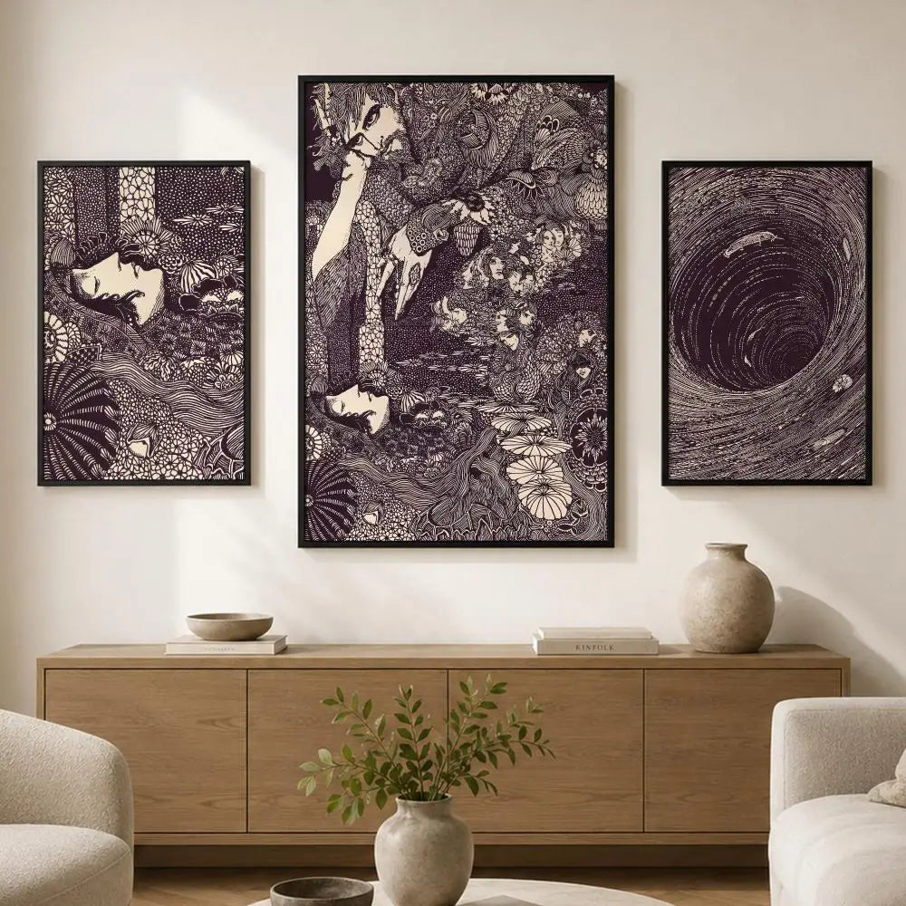 Harry Clarke Art Poster – Self-Adhesive Waterproof Wall Print