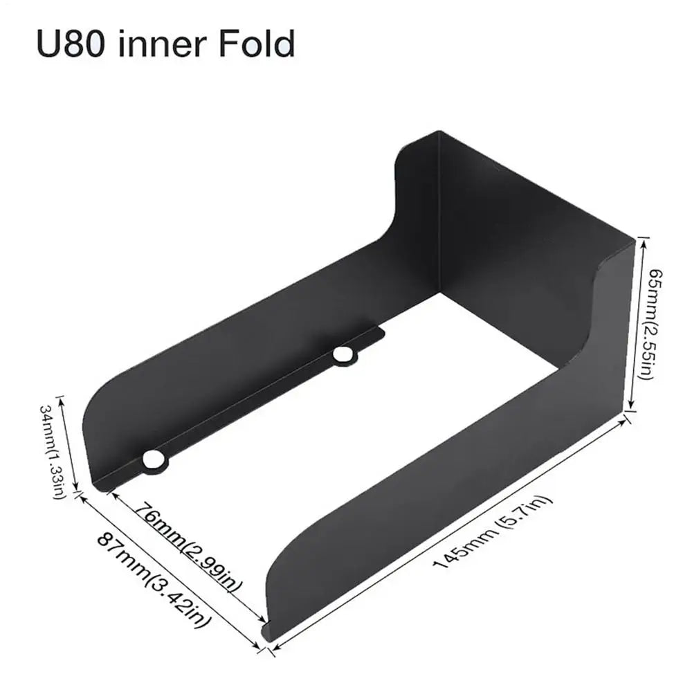 Steel Doorbell Rain Cover – Waterproof Anti-Glare Weather Shield