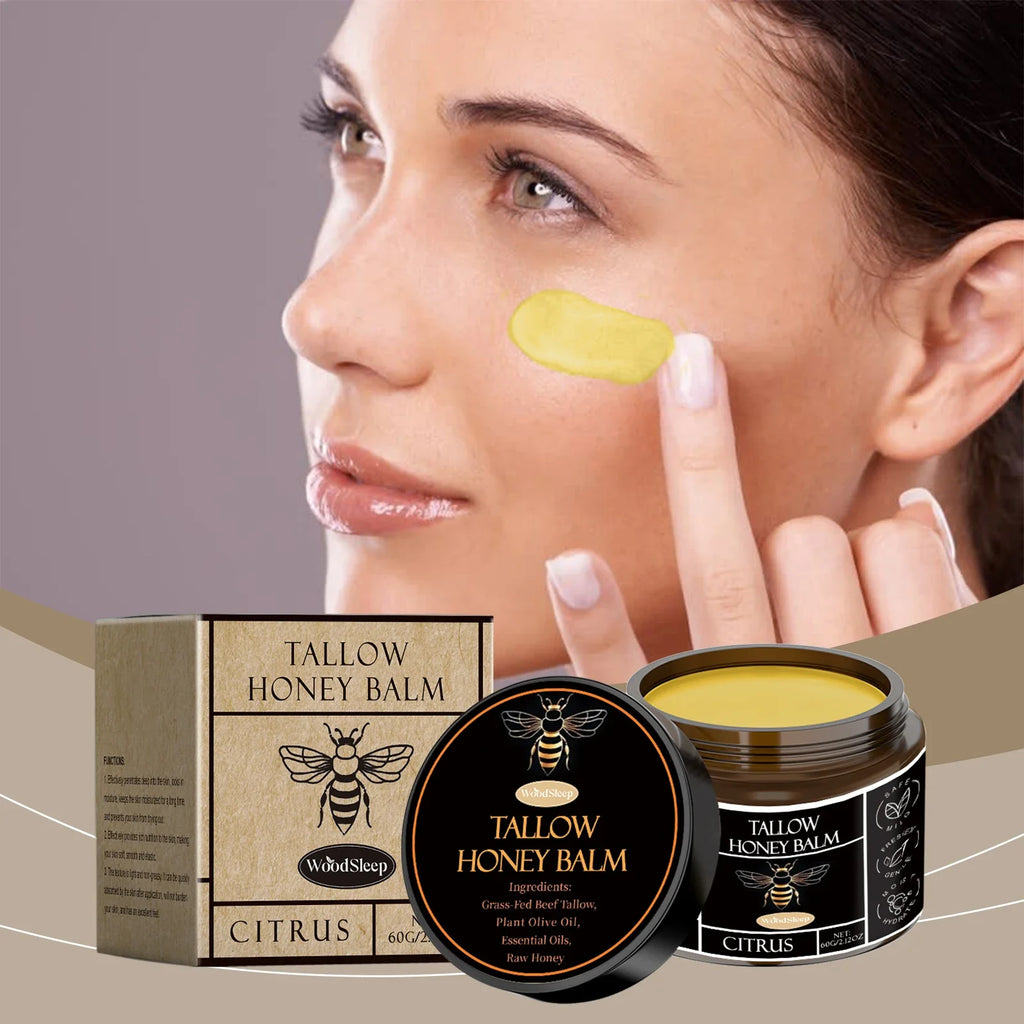 WoodSleep Tallow Honey Balm – Whipped Body Butter 60g