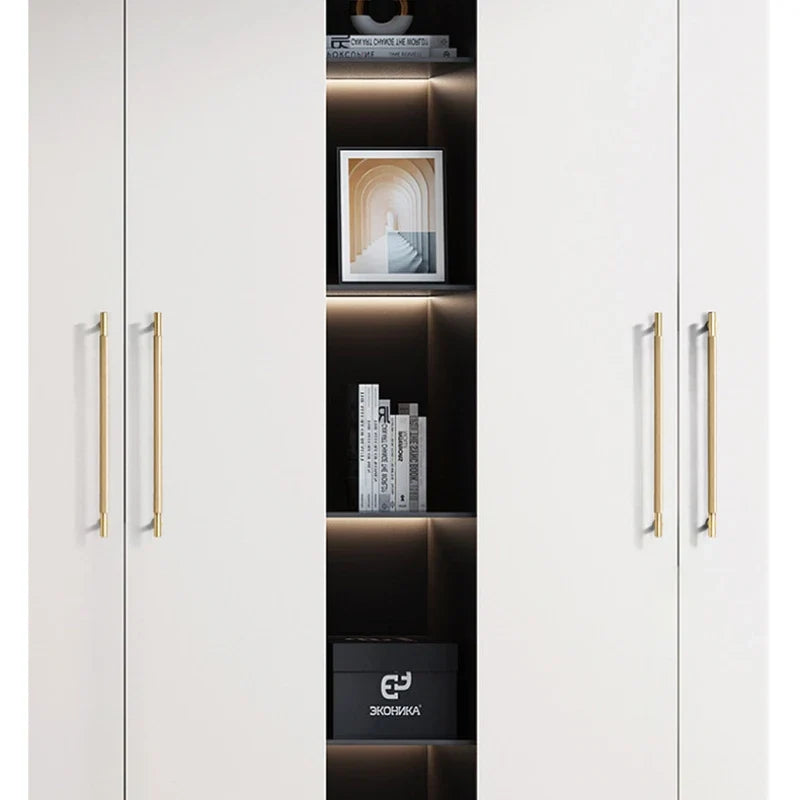 Solid Brass Linear T-Bar Cabinet Handle & Drawer Pull | Multi-Size