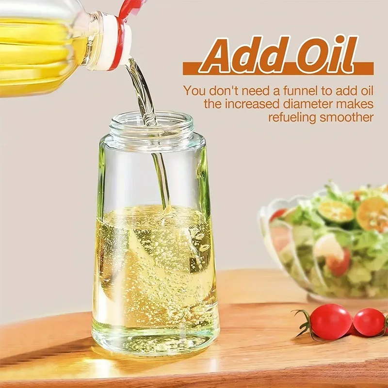 2-in-1 Oil Spray & Pour Bottle | 500ml Food-Grade Sprayer