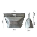 5-Pack Insulated Thermal Bags with Zipper & Carry Handle