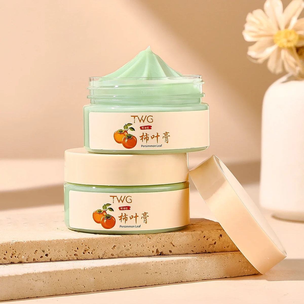Persimmon Leaf Face Cream – Deep Hydration & Skin Nourishment
